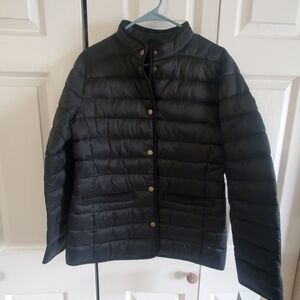 LAUREN RALPH LAUREN BLACK MED PUFFER COAT. NWT.